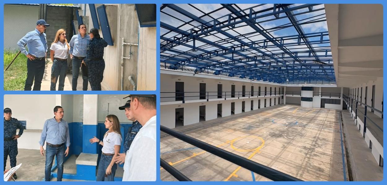 Verificación de obra del pabellón de alta seguridad en el Establecimiento Penitenciario de Palogordo